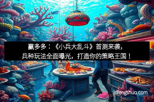 赢多多：《小兵大乱斗》首测来袭，兵种玩法全面曝光，打造你的策略王国！